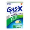 Gas-X Extra Strength Chewable Gas Relief Tablets with Simethicone 125 mg, Peppermint Creme - 18 Count view 1