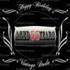 1/4 Sheet - Aged 55 Years Birthday - Edible Cake/Cupcake Party Topper - D21881 view 1