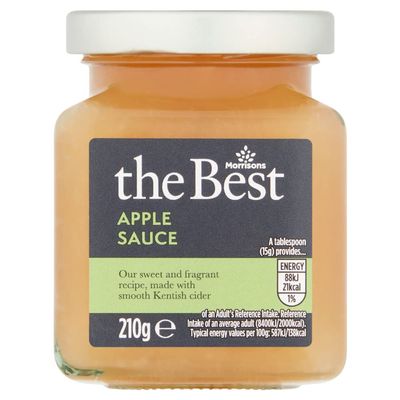 Morrisons The Best Bramley Apple Sauce with Kent Cider 210g