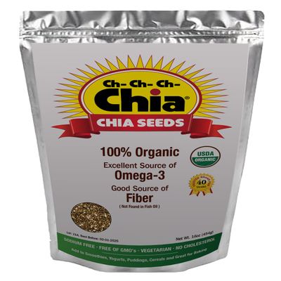 CH- CH- CH- CHIA Organic Chia Seeds - 1 lb. USDA Organic