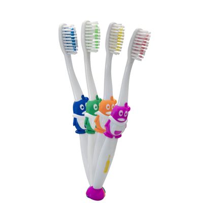 Vivid Kids Soft Bristle Toothbrush - Colorful Soft Handle, Toddler Size - Great for Travel, Individually Pack (72)