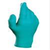MAPA Professional 977018 977 Solo Powder Free 4 mil Glove, 9.5", Disposable Ambi Nitrile, Textured Fingertips, Size 8, Green (Pack of 100) view 1