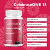 Celebrate Vitamins CelebrateONE 18 Chewables, 18mg Iron - Once Daily Bariatric Multivitamin, Essential Vitamins & Minerals - Gastric Bypass & Sleeve Gastrectomy Supplement - Black Cherry (30 Tablets) view 2