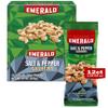 Emerald Nuts Salt and Pepper Seasoned Cashews 12 Ct (1-Pack) | 1.25 Oz Individual Snack Tubes | Plant-Based Protein, Kosher Certified, Non-GMO | Contains No Artificial Preservatives, Flavors or Synthetic Colors view 1