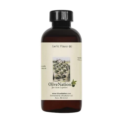 OliveNation Garlic Flavor Extract, True Garlic Taste, Non-GMO, Gluten Free, Kosher, Vegan - 4 ounces