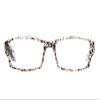 Newbee Fashion -"Confetti" Squared Thin Frame Temple Design Fashion Reading Glasses view 2