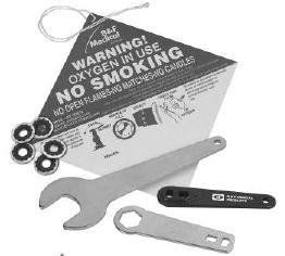 Allied Healthcare Cylinder Wrench - 66079BX - 20 Each / Box