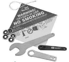 Allied Healthcare Cylinder Wrench - 66079BX - 20 Each / Box