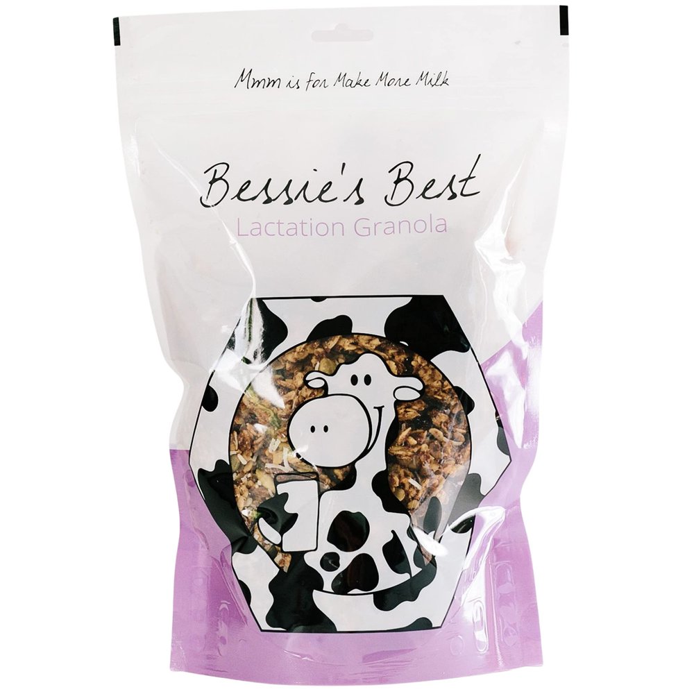 Bessies Best Lactation Granola | Lactation Support | Milk Boosting Cookie Alternative | Nursing Snacks | Breastmilk Boosting | Increase Milk Supply | Breastfeeding Snacks | 1 lb Bag