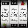 1/4 Sheet - 35th Birthday Casino Slot Machine - Edible Cake/Cupcake Party Topper - D21865 view 1