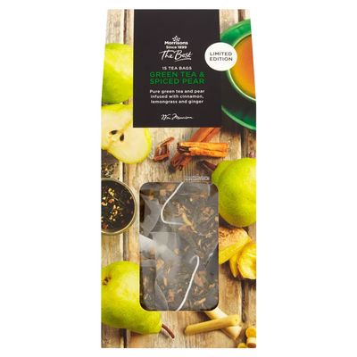 Morrisons Green Tea And Spiced Pear 30g
