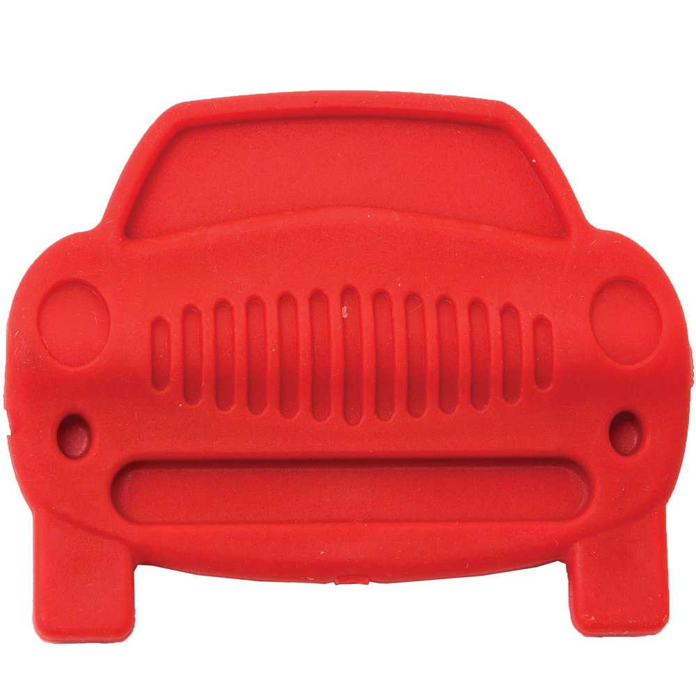 Fun and Function Cool Chews Red Race Car Chew for Light Chewers Great for Children with Sensory Challenges and Special Needs, Can Help to Calm and Retain Focus - Made from Food Grade Silicone