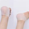 AnHua 1 Pair Silicone Gel Heel Protector Sock Foot Care Pain Relief Anti-Cracking Cushion Pad (White) view 2