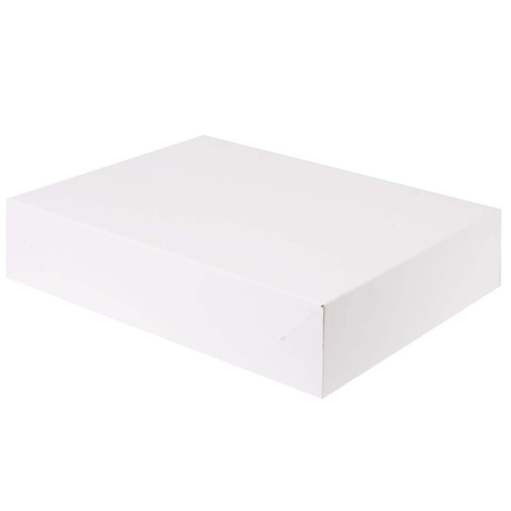 2 Coat White Gift Boxes, 19 x 14.25 x 4 Inches by Holiday Time