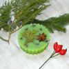 Christmas Soap Gift Vegan Natural Holiday Favors Stocking Stuffer Organic Homemade Artisan Soaps Handmade Homemade Guest Christmas Party Decor Woodland Xmas Girlfriend Gifts Ideas view 2