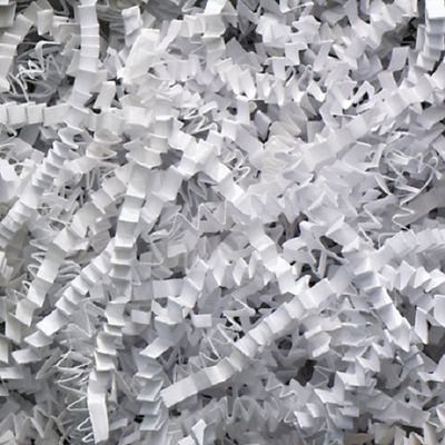 Box USA 10 lb. White Crinkle Paper Packing, Shipping, and Moving Box Filler Shredded Paper for Box Package, Basket Stuffing, Bag, Gift Wrapping, Holidays, Crafts, and Decoration