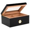 Orleans Group Bally Humidor, Black, 100 Count view 3