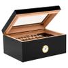 Orleans Group Bally Humidor, Black, 100 Count view 4