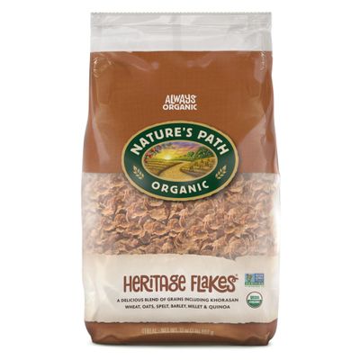 Nature's Path Organic Heritage Flakes Cereal, 32 oz (Pack of 1), Non-GMO, Earth Friendly Packaging