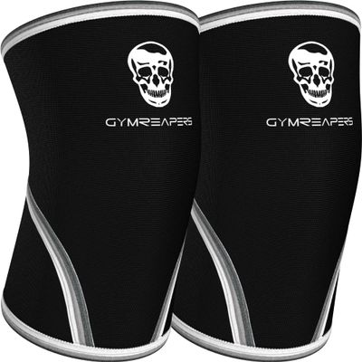 Gymreapers Elbow Sleeves for Weightlifting Powerlifting and Bench Press Support and Compression for Tendonitis Pain Relief 5mm Neoprene Training Gear for Men and Women