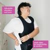 Fun and Function - Black Weighted Compression Vest for Kids & Adults - Calming Weighted Vest for Sensory Issues - for Toddlers, Kids, Teens & Adult - Black Color is 1" Longer view 4