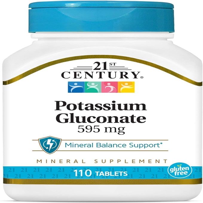 21st Century Potassium 595 mg Tablets, 110-count by 21st Century