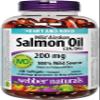 Webber Naturals Wild Alaskan Salmon Oil, 200 mg EPA/DHA, 220 Clear Enteric Softgels view 1