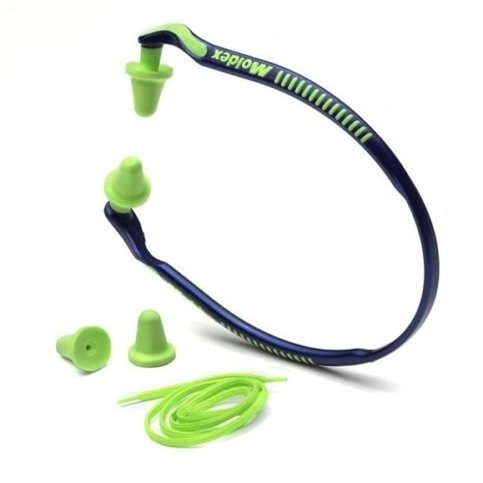 Moldex 6506 Jazz Band Hearing Protection Banded Ear Plug W/Cord and with extra pair of pods - 2 Bands