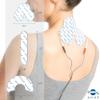 Axion Adhesive Electrode Set Ideal Shape for TENS Therapy on The Neck, Back and Shoulders with 5 Electrode Pads | Reusable Self-Adhesive Electrodes for TENS Units view 3