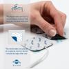 Axion Adhesive Electrode Set Ideal Shape for TENS Therapy on The Neck, Back and Shoulders with 5 Electrode Pads | Reusable Self-Adhesive Electrodes for TENS Units view 4
