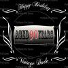 1/4 Sheet - Aged 90 Years Birthday - Edible Cake/Cupcake Party Topper - D21888 view 1