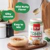 LiOR Organic Tahini Paste, Pure Stone Ground Sesame Seed Butter - USDA Organic Single-Ingredient Ethiopian Sesame - Creamy Tahini Sauce for Hummus and Dubai Chocolate - Kosher Vegan, 16 oz view 2