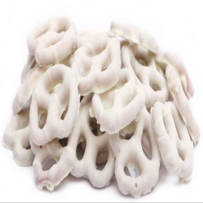 Gourmet Yogurt Covered Mini Pretzels by Its Delish, 2 Lbs Bulk | White Yogurt Coated Pretzel Snack | Candy Snacks for Parties | Kosher Dairy, Made in the USA