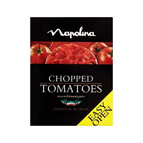 Napolina Chopped Tomatoes Carton 390g - (Pack of 4)