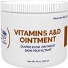 Dynarex Vitamins A & D Ointment, Ointment with Vitamin A and Vitamin D Skin Protectant, for Diaper Rash and Discomfort, White, 2  15 oz Jars of Dynarex Vitamins A & D Ointment view 1