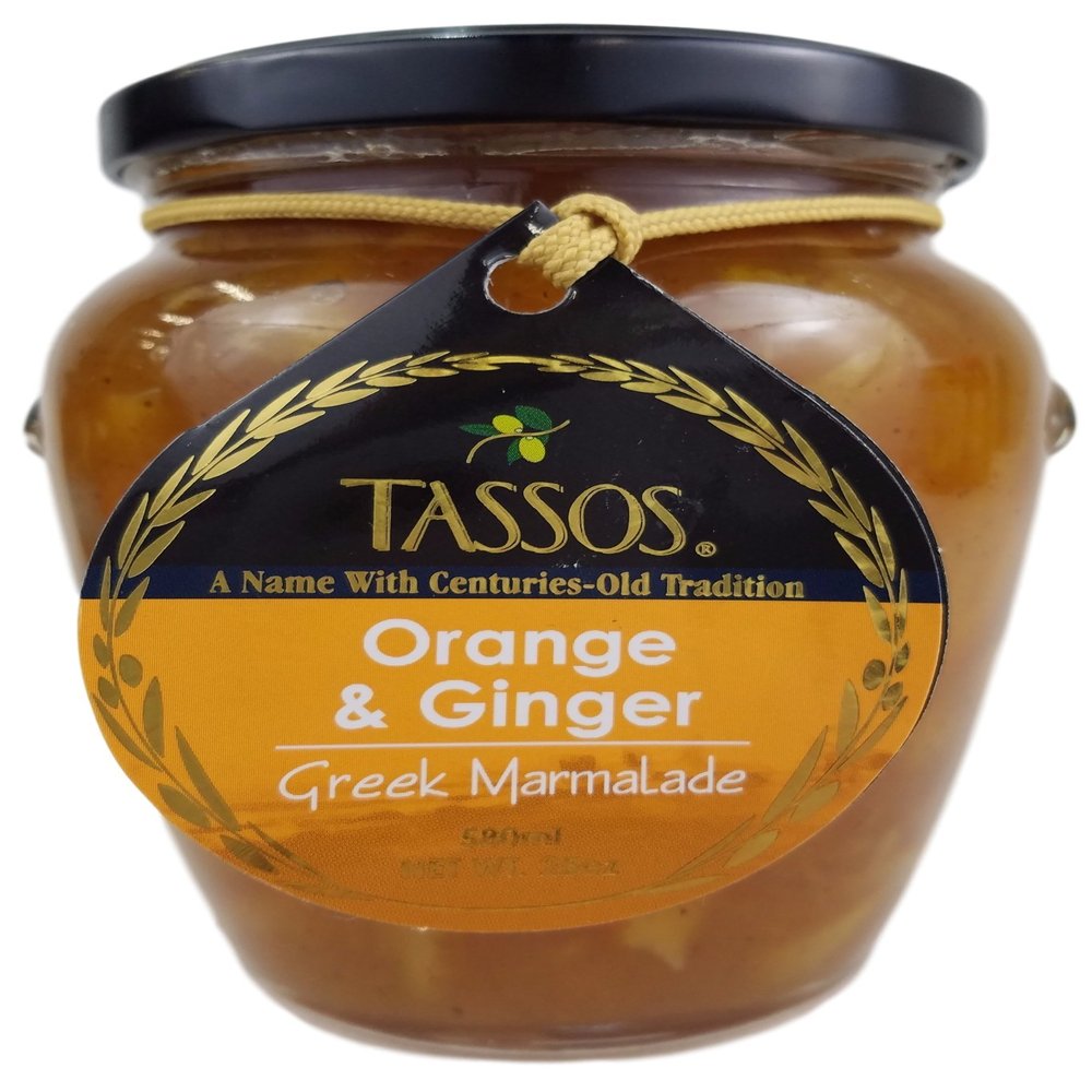 Tassos Orange And Ginger Greek Marmalade (25 oz) (1 Jar)