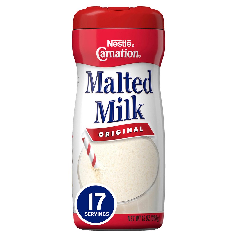 Nestle Carnation Original Malted Milk Powder Mix, 13 OZ Canister