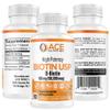 ACE NUTRITION High Potency Biotin USP (D-Biotin) 100mg (100,000mcg) (3) view 1