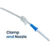 HealthAndYoga Replacement Enema Tubing  Super Economical, Hygienic, Medical Grade PVC - 1.5 Meter with Hose Clamp and Nozzle  Enema Supplies Compatible with most Bucket Bag Kits (3 Set) view 2