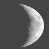 1/4 Sheet - Crescent Moon - Edible Cake/Cupcake Party Topper - D9401 view 1