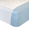 Saddle Style Absorbent Bed Pad with Tuck-in Sides (34 x 52 Inch) - Waterproof Washable 300x for Incontinence Tuckable Reusable Underpad Protection (Full, Queen) - Baby, Child, Adult - Sequoia Health view 2