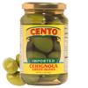 Cento Imported Cerignola Green Olives, 11.6 Oz, Whole Jumbo Italian Olives in Brine for Antipasto, Salad, Charcuterie Board, Bruschetta, Imported from Puglia, Italy - Gluten-Free, Non-GMO view 1