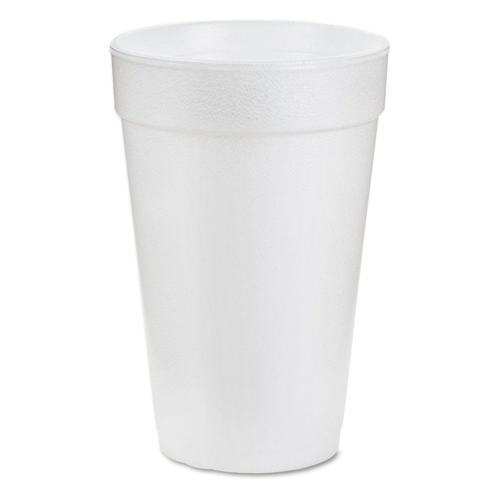 Dart White Styrofoam Cups- 16 oz. (DCC16J16) 500 Cup Count