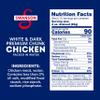 Swanson White and Dark Premium Chunk Canned Chicken Breast in Water, Fully Cooked Chicken, 9.75 OZ Can view 2