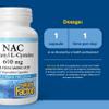 Natural Factors N-Acetyl-L-Cysteine 600 mg - Supports Healthy Liver & Lungs - Antioxidant Support Supplement Supports Immune System Health - 60 Vegetarian Capsules (60 Servings) view 3