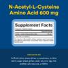 Natural Factors N-Acetyl-L-Cysteine 600 mg - Supports Healthy Liver & Lungs - Antioxidant Support Supplement Supports Immune System Health - 60 Vegetarian Capsules (60 Servings) view 4