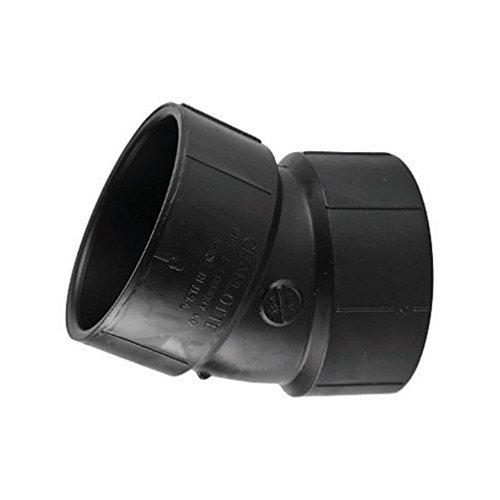 Charlotte Pipe Elbow Abs/Dwv 4 " 22-1/2 Deg. Black