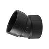 Charlotte Pipe Elbow Abs/Dwv 4 " 22-1/2 Deg. Black view 1