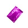 100PCS Glossy Purple/Rose Metallic Foil Open Top Mylar Sample Bags 7x10cm (2.7x3.9") view 2
