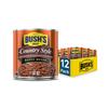 BUSH'S BEST 16 oz Canned Country Style Baked Beans, Source of Plant Based Protein and Fiber, Gluten Free, (Pack of 12) view 1